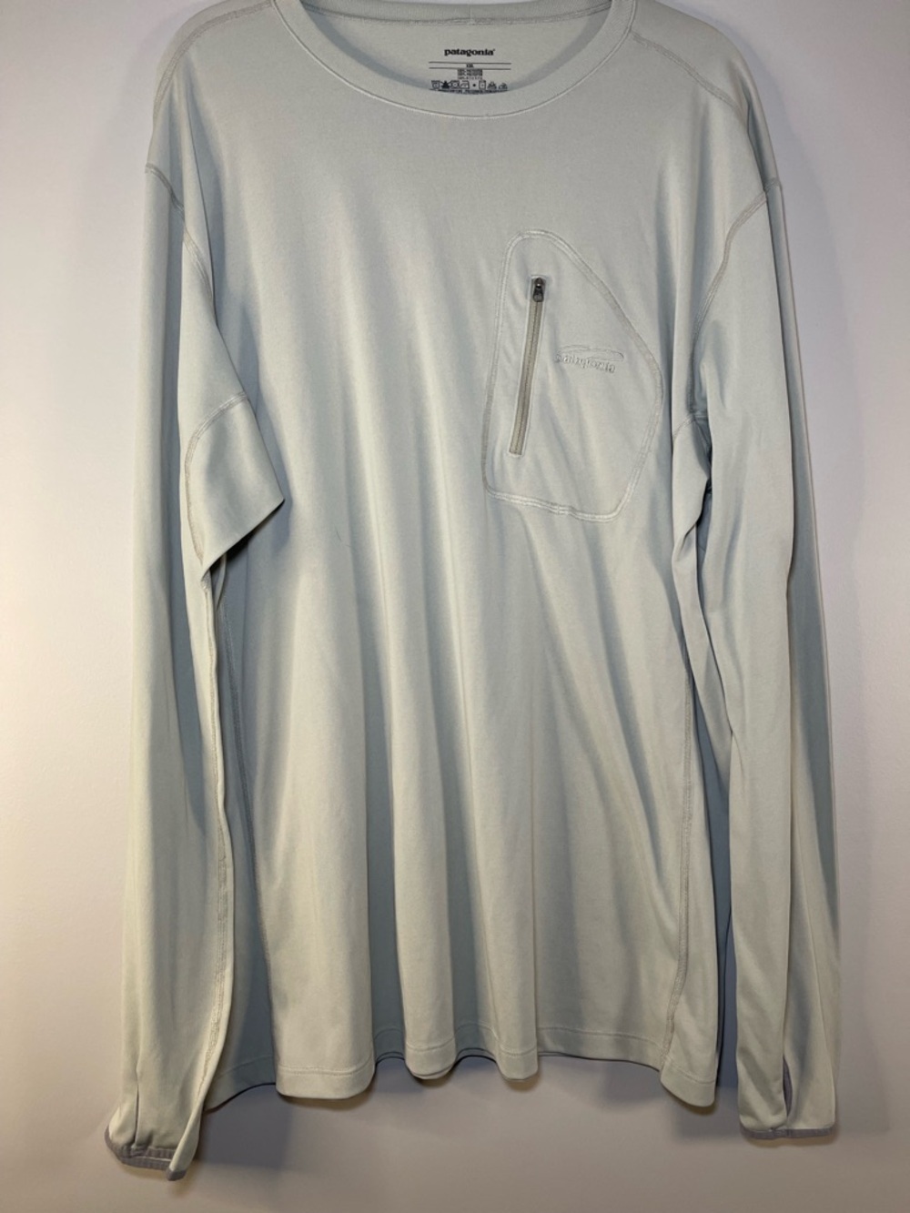 Patagonia Men's Tropic Comfort Natural Crew, a lightweight sun shirt.